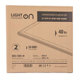 Панель ультратонкая светодиодная LightPhenomenON LT-UTP-02-IP40-40W-6500К 4E комплект с драйвером - Светильники - Для общественных зданий - Магазин сварочных аппаратов, сварочных инверторов, мотопомп, двигателей для мотоблоков ПроЭлектроТок